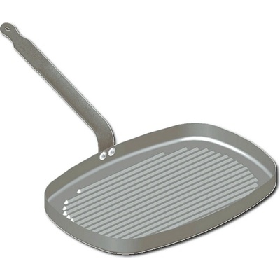 de Buyer ocelová Carbone plus grilovací 38 x 26 cm