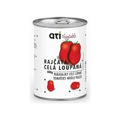 Ati Vegetable Rajčata celá loupaná 400g