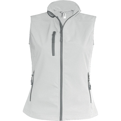 Kariban k404 / Дамски софтшел елек - бял xxl (20k40400105)