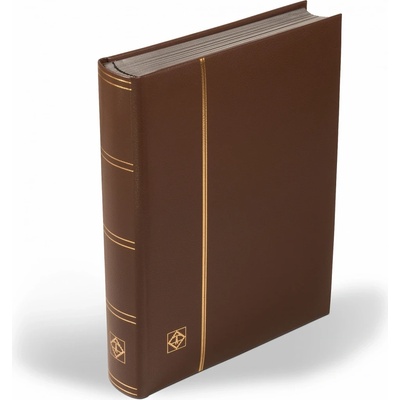 LEUCHTTURM Album na známky LEDER, A4, 64 černých stran Barva: Hnědá