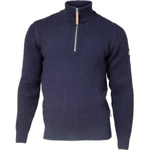 Ivanhoe of Sweden Мъжки вълнен пуловер Ivanhoe of Sweden Moritz Half Zip Wool jumper - Navy (005-5436-0311)