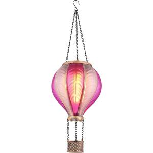 GLOBO 36136P - LED Соларна декорация с висулка 20xLED/0, 5W/3V IP44 летящ балон (GL8106)