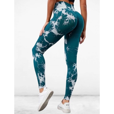 Legínovo Push-up Calypso zelený mramor