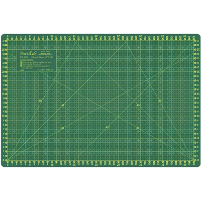 Donwei Řezací podložka na látky, patchwork DONWEI DW-12123, samosvorná, zelená, 45x30cm, vel. XS , tloušťka 3mm – Hledejceny.cz