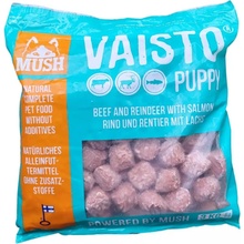 Mush Vaisto Puppy ledově modré hovězí a sobí s lososem mražené BARF 3 kg