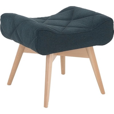 Nordic Design Tmavě zelená látková podnožka Morris