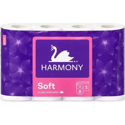HARMONY Soft Flora Perfumes 3-vrstvy 8 ks