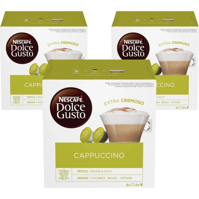 NESCAFÉ Cappuccino 3 ОПАКОВКИ 3х16 капсули