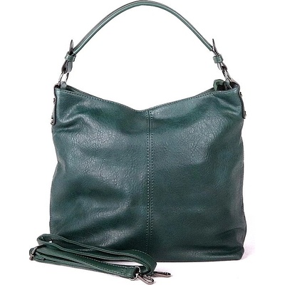 Velká tmavěkabelka na rameno i crossbody Romina D572 zelená
