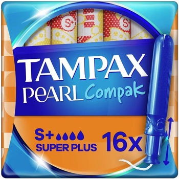 Tampax Compak Pearl Super plus 16 ks