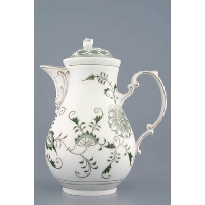 Originálny Český Porcelán Dubí ZELENÝ Cibulák Kanvica kávová 1 550 ml