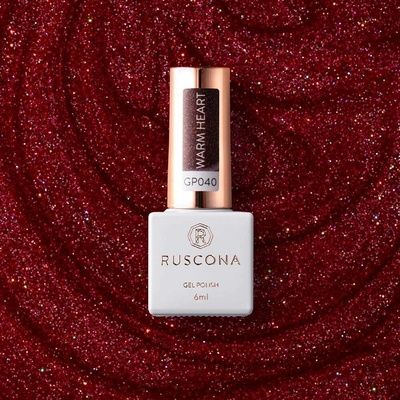 Ruscona gel lak WARM HEART 040 6 ml