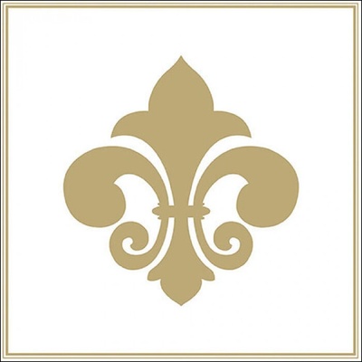 Ambiente Europe BV Servítky French lily gold 33x33cm