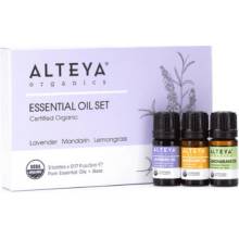 Alteya Organics Darčekový set esenciálnych olejov Bio 3 x 5 ml