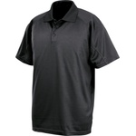 Spiro s 288x aircool / Унисекс спортна поло тениска - черна xs (29288x00200)