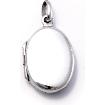 Zlatnictví Zlatíčko Stříbrný přívěsek otevírací oválek 000.00098