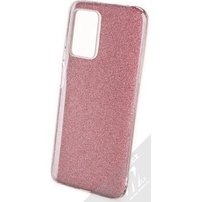 Pouzdro 1Mcz Shining TPU třpytivé Xiaomi Redmi 10 růžové