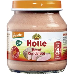 Holle Био месно пюре Holle - Говеждо месо, 125 g (BB210323) - ozone