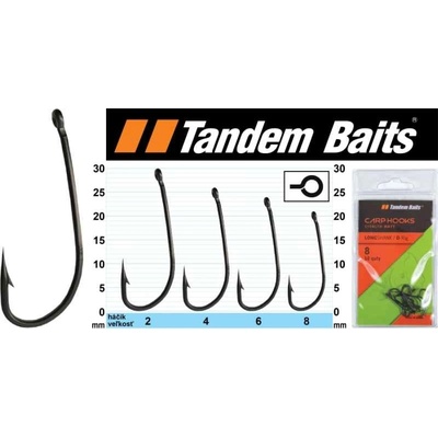 Tandem Baits Stealth-Long Shank /D-Rig vel.4 10 ks