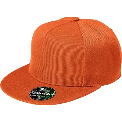 Malfini Ks rovným kšiltem Rap 5P Oranžová