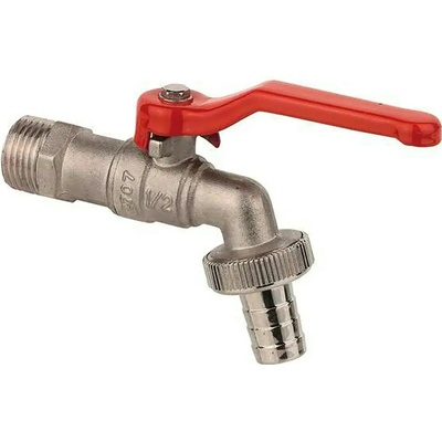 Kulový kohout Kirchhoff 26,4 mm (vnější závit 3/4 ) x 33,3 mm (vnější závit 1 ) x 3/4 T nikl