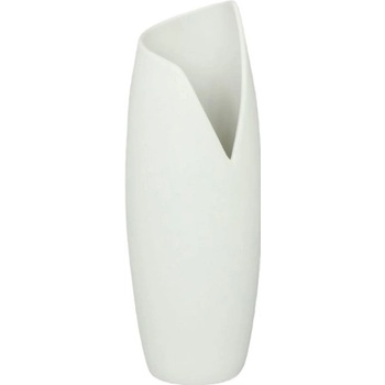 Autronic Keramická váza Ella biela, 27 cm