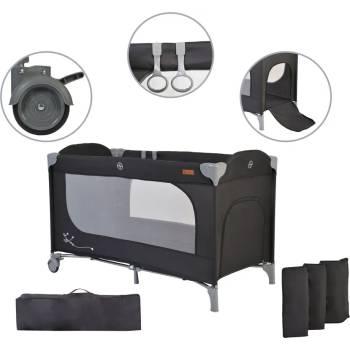 Image 1 of Cangaroo Детска кошара Skyglow 1 черен