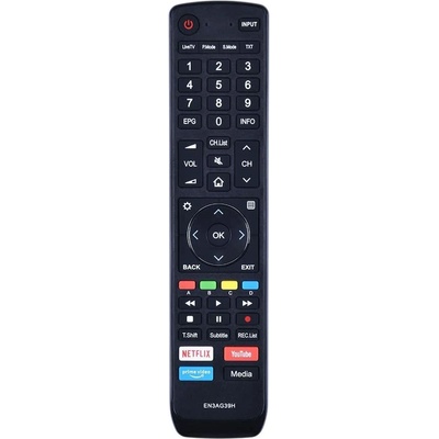съвместим HISENSE EN3AG39H for 50R7, 55R7, 65R7, 75R - заместител дистанционно управление (EN3AG39H for 50R7, 55R7, 65R7, 75R)