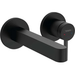 Hansgrohe Finoris - Смесител за мивка за вграждане, за двуотворен монтаж, EcoSmart, черен мат 76051670 (76051670)