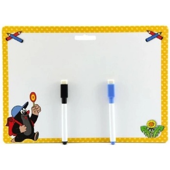 Akim Tabulka stíratelná + 2 fixy Krtek 30x21cm