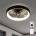 Brilagi - LED димируем таванен вентилатор LED/34W/230V Ø 50 см, черен + дистанционно управление (BG4011)