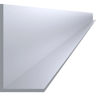 L profil 80x40x3mm,dĺžka 6000mm, materiál EN AW-6060 T66, prírodný hliník bez povrchovej úpravy, cena za kus