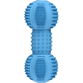 Flamingo Ruffus Dumbbell - гумена играчка за кучета - дъмбел 12, 5 х 5, 5 см - 1 брой, Белгия - 1030458