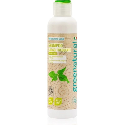 Greenatural Šampon pro všechny typy vlasů len a kopřiva BIO 250 ml