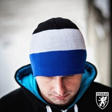 PGwear Winter 13 čepice zimní černá modrá bílá