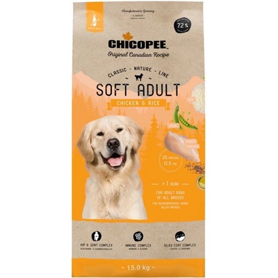 Chicopee Dog Soft Adult Chicken & Rice 15 kg