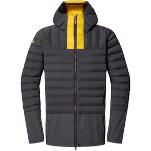 Haglöfs Мъжко пухено яке Haglöfs L. I. M ZT II Light Liner Down jacket - Magnetite / Tech Yellow - размер XL (004-6759-0114)
