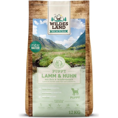 Wildes Land Puppy Агне и Пиле 12 kg