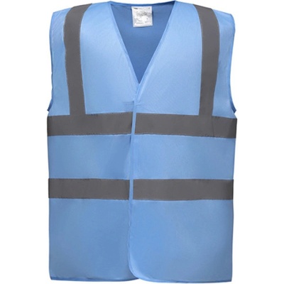 Yoko reflexná vesta HVW100 Sky Blue