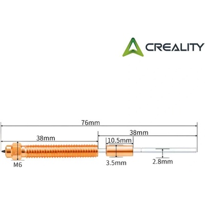 Unicorn All-Metal Дюза за Creality K2 / HI SERIES - Прецизна екструзия и устойчивост