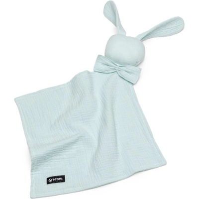 T-Tomi Bio Muslin Cuddle Cloth uspávačik Mint 30x30 cm 1 ks