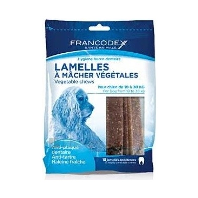 Francodex Weggy žvýkací plátky pro psy M 15 ks 350 g