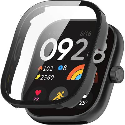 Techsuit Протектор за Xiaomi Redmi Watch 4 + Калъф - Defense360 Pro - Черен