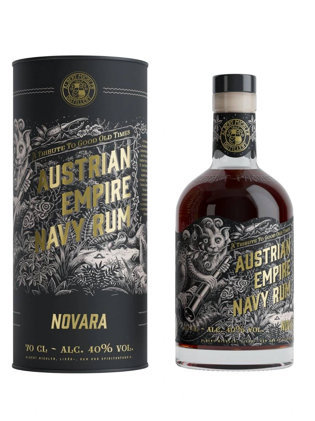 AUSTRIAN EMPIRE NAVY RUM 40% NOVARA ラム酒 AUSTRIAN EMPIRE NAVY RUM 40% NOVARA ラム酒