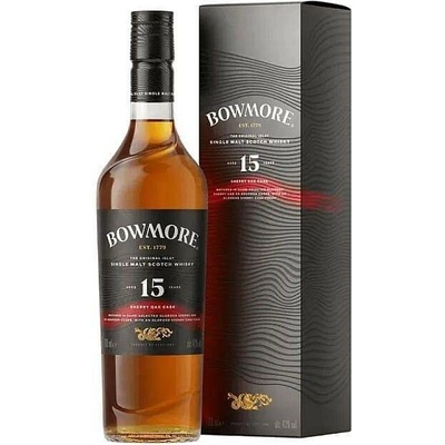 Bowmore 15 Y.O. Sherry Oak 43% 0,7 l (karton)