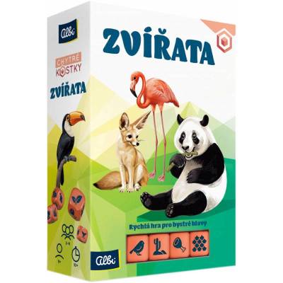 Albi HRA Chytré kostky Zvířata (společenská hra)