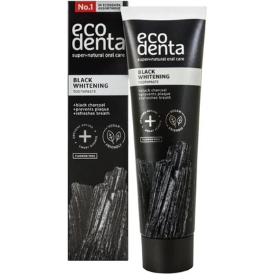Ecodenta Extra čierna bieliaca zubná pasta s aktívnym uhlím 100 ml
