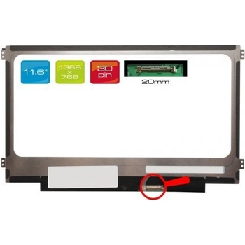 KD116N5-30NV-A6 LCD 11.6" 1366x768 WXGA HD LED 30pin Slim LP (eDP) display displej matný povrch
