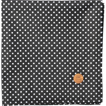 Kapesníček do saka černý s puntíky Square