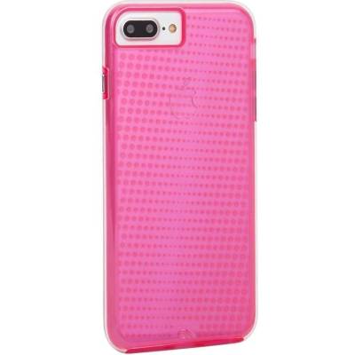 Case-Mate Naked Tough Translucent Case - кейс с висока защита за iPhone 8 Plus, iPhone 7 Plus, iPhone 6S Plus, iPhone 6 Plus (розов)